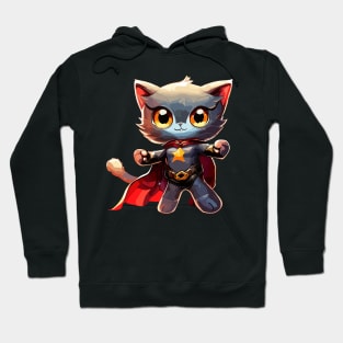 Superhero cat Hoodie